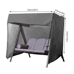 New High Quality Outdoor Swing Cover Waterproof Canopy Garden Terrace Hanging Chair Covers All Weather Protection Easy To Clean