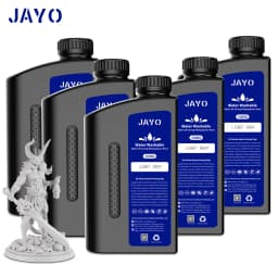 JAYO 5KG 395-405nm UV Fast Curing Photopolymer Standard Plus / Toughness / PA Like / ABS Like Liquid Resin for LCD/DLP 3D Printe