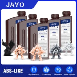 JAYO 5KG 395-405nm UV Fast Curing Photopolymer Standard Plus / Toughness / PA Like / ABS Like Liquid Resin for LCD/DLP 3D Printe