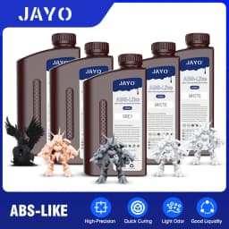 JAYO 5KG 395-405nm UV Fast Curing Photopolymer Standard Plus / Toughness / PA Like / ABS Like Liquid Resin for LCD/DLP 3D Printe