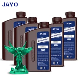 JAYO 5KG 395-405nm UV Fast Curing Photopolymer Standard Plus / Toughness / PA Like / ABS Like Liquid Resin for LCD/DLP 3D Printe