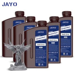 JAYO 5KG 395-405nm UV Fast Curing Photopolymer Standard Plus / Toughness / PA Like / ABS Like Liquid Resin for LCD/DLP 3D Printe