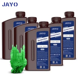 JAYO 5KG 395-405nm UV Fast Curing Photopolymer Standard Plus / Toughness / PA Like / ABS Like Liquid Resin for LCD/DLP 3D Printe