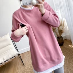 Spring And Autumn Cotton Maternity Clothes Cute Print Clothes For Pregnan Sweatshirt For Nursing Mothers Breastfeeding Clothes