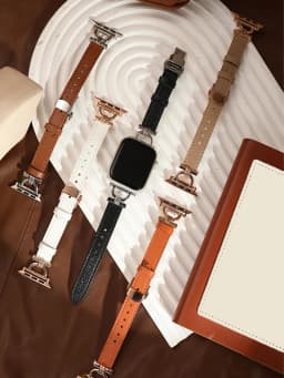 100% Genuine Leather strap for Apple Watch band 49mm 38/40/41/42/45/44 mm Iwatch Series 3 4 5 SE 6 7 8 Ultra Watchband Bracelet