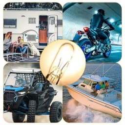 10pcs T5 286 Halogen Light Bulb 1.2 Watt 2 Pin Globe Lot J C Bi-PinCluster Dashboard Lamp For Indicator Lights Instrument Panel