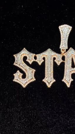 Bubble Letter Jewelry Customized Name Necklace Women Iced Out Prong Setting Pendant Personalized Charms Trap Rapper Super Star