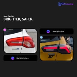 AKD Tail Lamp for Ford Focus ST LED Tail Light 2019-2022 Focus Rear Fog Brake Turn Signal Automotive Accessories