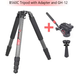 GEEHOPE B560C Professional Heavy Carbon Fiber Camera Tripod Super Stable Top Bird Watching Bracket 40mm Tube 30kg Max Load