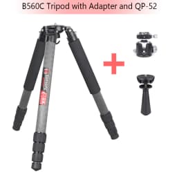 GEEHOPE B560C Professional Heavy Carbon Fiber Camera Tripod Super Stable Top Bird Watching Bracket 40mm Tube 30kg Max Load