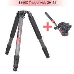 GEEHOPE B560C Professional Heavy Carbon Fiber Camera Tripod Super Stable Top Bird Watching Bracket 40mm Tube 30kg Max Load