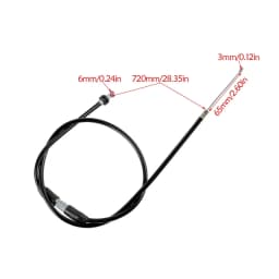 TDPRO Motorcycle Thumb Throttle Accelerator Brake Lever Cable For 50cc 70 90 110 125cc ATV Quad