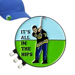 Dark Humor Hint Style Golf Caps Decor Clamp, Meme "ThAT'S WHAT SHE SAID" Funny Golf Marker, Magnetic Golf Hat Clip For Ball Mark