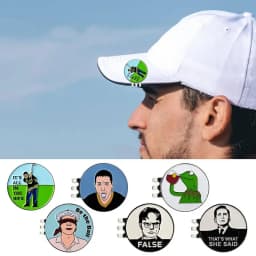 Dark Humor Hint Style Golf Caps Decor Clamp, Meme "ThAT'S WHAT SHE SAID" Funny Golf Marker, Magnetic Golf Hat Clip For Ball Mark
