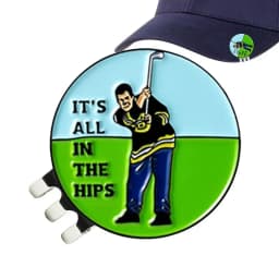 Dark Humor Hint Style Golf Caps Decor Clamp, Meme "ThAT'S WHAT SHE SAID" Funny Golf Marker, Magnetic Golf Hat Clip For Ball Mark