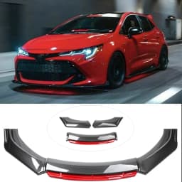Front Bumper Lip Auto Chin Spoiler Splitter Diffuser Body Kit Trim Spoiler Air Dam For Toyota Corolla Hatchback 1973-2016