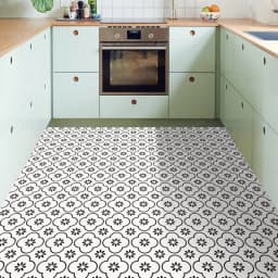 Self-adhesive Flooring Vinyl Mandala Design Floor Sticker Waterproof For Bathroom Living Room Decor Accessories Tiles Non-slip
