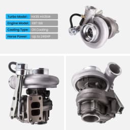 maxpeedingrods Turbo Charger For Dodge Ram 3500 5.9L 6BT ISB M/T 99-02 HX35 HX35W Cummins 3590104 3538881 3534923 3434924
