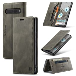 for Google Pixel 7 6 Pro Wallet Case, RFID Blocking Card Slot Stand Phone Case PU Leather Magnetic Flip Cover for Pixel 6 Pro