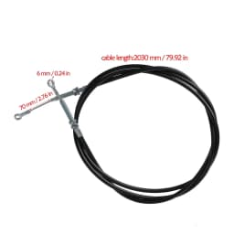 Clutch/ Throttle & Brake Pedal Cable Kit For Go Kart Drift Trike ATV Quad Buggy