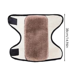 Knee Sleeves For Men Adjustabe Cashmere Wool Knee Warmers Thermal Knee Braces Leg Warmers Winter Plush Knee Pads Leg Sleeves