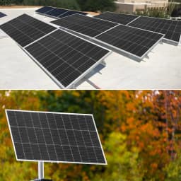 XINPUGUANG 18V Rigid Glass Solar Panel, Waterproof Monocrystalline PV Module, 120W~1200W Optional 1-10pcs, Solar Battery Charger