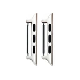 Metal Stainless Steel Connector Adapter for Apple Watch Ultra 49mm 44mm 40-42-45mm 41mm watchbands 2pcs Connectors Accessories