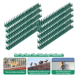 10pcs Plastic Anti-bird Stab Pigeons and Scare Birds Control Anti-cat Anti-theft Fence Wall Nail Bird Repellent Spikes