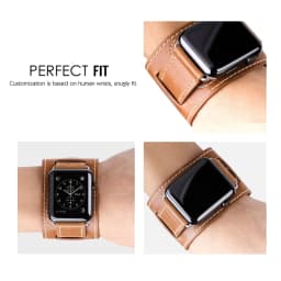 Leather strap For apple watch band 44mm 49mm 40mm 45mm 41mm 38mm 45 correa bracelet watchband iwatch series 8 4 3 5 se 6 7 ultra