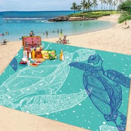 Waterproof Sandproof Beach Mat Folding Camping Supplies Blanket Portable Lightweight Outdoor Relax Picnic Travel Mat 200 X 210cm