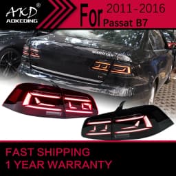Car Lights for Passat B7 EU LED Tail Light 2012-2016 Magotan Rear Stop Lamp Brake Signal DRL Reverse Automotive Accessories