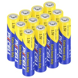 60PC PKCELL R03P UM4 AAA Battery 1.5V carbon Bateries 3A Heavy Duty Batteries forset top box,Oximeterforehead temperature gun