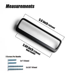 Goo-Ki Bronze Color Cabinet Door Handle Antique style three-dimensional handle Wardrobe Drawer Long Handle Drawer Pulls