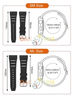 Stainless Steel Modification Kit For Apple Watch 8 Ultra 49mm 7 6 5 4 SE 44MM 45MM Case Sport Band iWatch Rubber Refit Mod