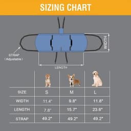 Dog Sling Carrier For Large Dogs Support Recovery Sling Breathable Stair Helper Adjustable Heavy Duty Walking Aid For Disabled