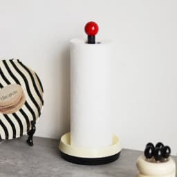 Kitchen Roll Paper Towel Rack Bathroom Plastics Standing Paper Holder Silver Tissue Napkins Rack Home Table Decor New