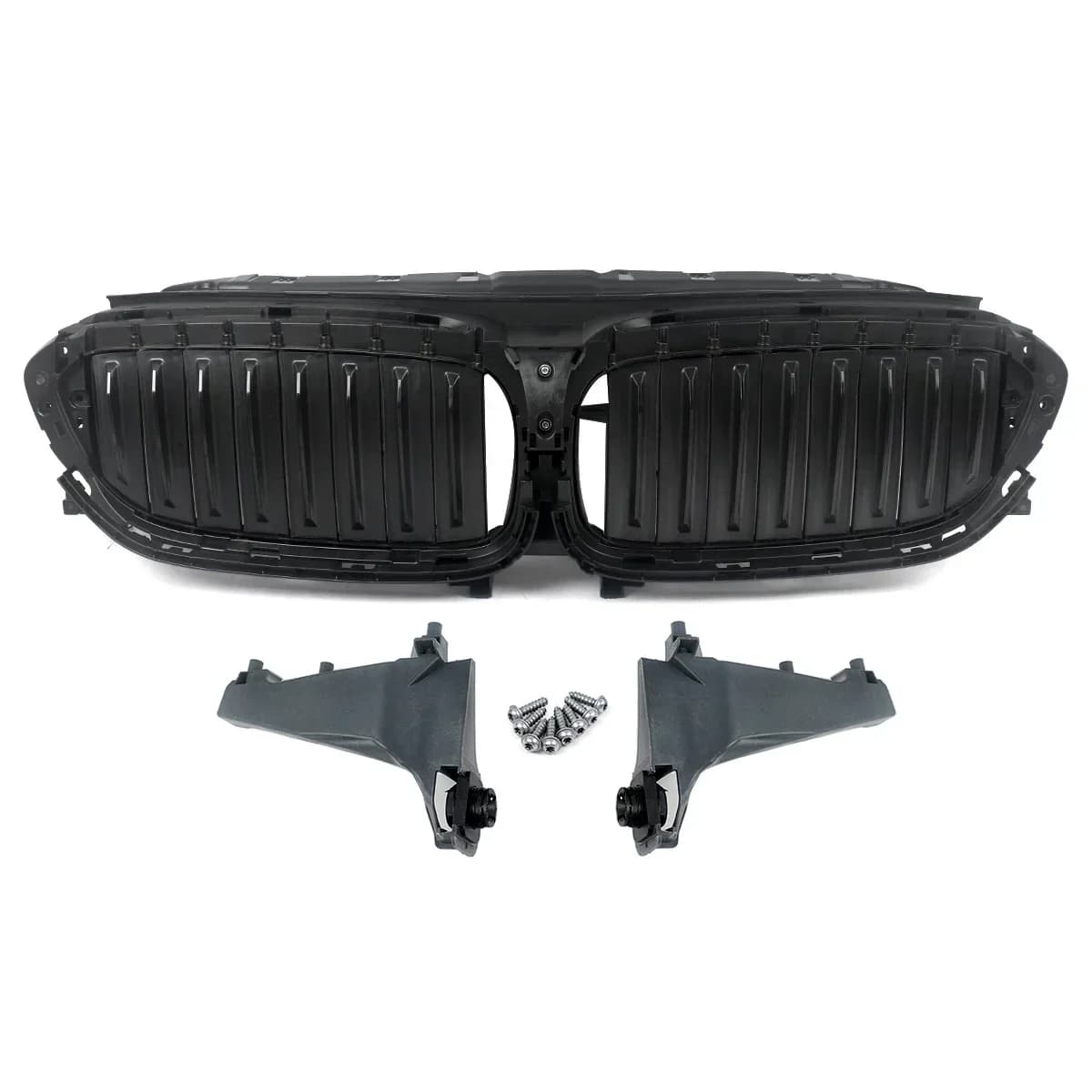 Front Upper Radiator Grille Active Air Shutter 51747497279 For BMW 5 Series G30 G31 G38 2017-2020 Front Bumper Auto Decor Grill