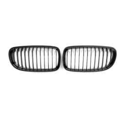Glossy Black Front Kidney Grille Grill For BMW E90 E91 LCI Sedan 4D 2009-2011