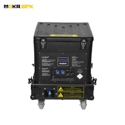 MOKA 4000w DMX Dry Ice Fog Machine with Flight Case Remote Low Lying Fog Machine Gound Smoke for Wedding Stage Performance