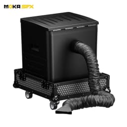 MOKA 4000w DMX Dry Ice Fog Machine with Flight Case Remote Low Lying Fog Machine Gound Smoke for Wedding Stage Performance