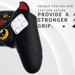 PlayVital Cute Demon Controller Silicone Case for ps5, Kawaii Controller Cover Gamepad Skin Protector for ps5 - 7 colors