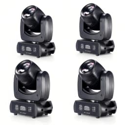 Moving Head Stage Light 120W LED With Sound Activated DMX512 Control Professional DJ Spotlight For Disco Events Church Show Bar