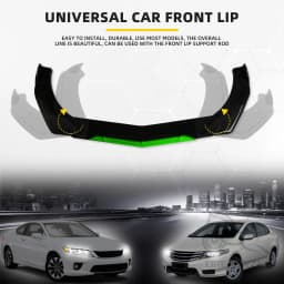 For Porsche Panamera 2012-2022 Car Front Bumper Lip Chin Spoiler Splitter Diffuser Body Kits Trim Air Dam Protector 6 colors