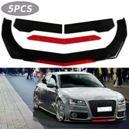 For Porsche Panamera 2012-2022 Car Front Bumper Lip Chin Spoiler Splitter Diffuser Body Kits Trim Air Dam Protector 6 colors