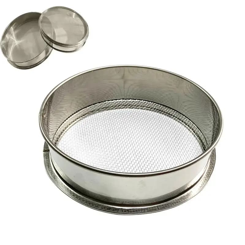 Garden Home Stainless Steel Meaty Garden Compost Soil Stone Sieve Mesh Filtration Gardening Tool 20/30cm 8 Mesh