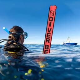 Scuba Dive Buoy Dive Buoy Diving Accessories Safety Gear Sealing TPU Coating Reflective Diving Signal Marker For Diving Swimming