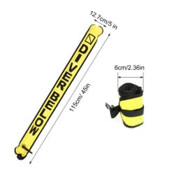 Scuba Dive Buoy Dive Buoy Diving Accessories Safety Gear Sealing TPU Coating Reflective Diving Signal Marker For Diving Swimming