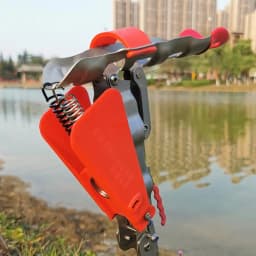 Fishing Pole Holders for Ground Bank Fishing Pole Ground Stand Stainless Steel Folding Fishing Ground Support Brackets with