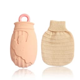 Hot Water Bottle Mini Silicone Water Refillable Compress Bag With Cover For Girls Portable Cold/Hot Compress To Cool/Warm Hands