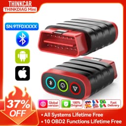 THINKCAR THINKDIAG MINI OBD2 Scanner Diagnostic Tool OE Full System Car Scanner for iOS Android Fault Code Reader Free Update